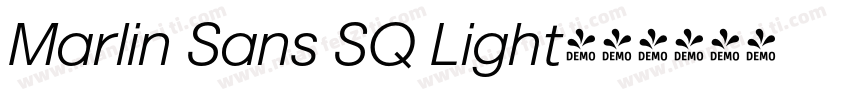 Marlin Sans SQ Light字体转换